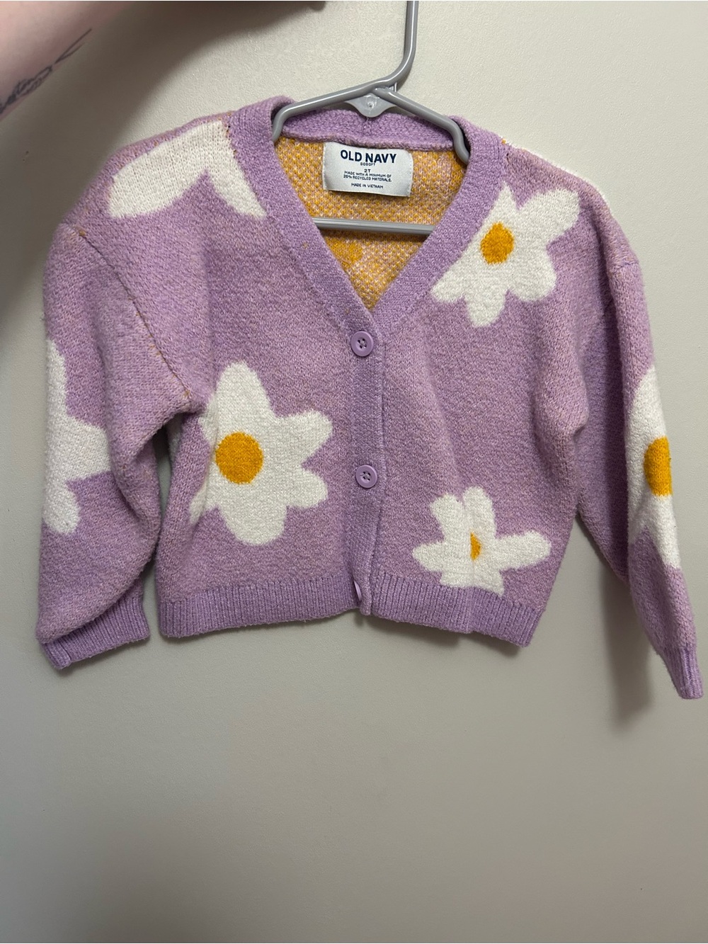 Old Navy Toddler Floral Cardigan.